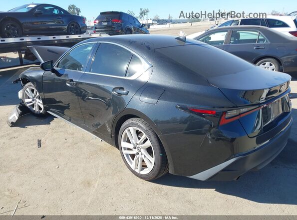 JTHAA1D2XM5110175 2021 LEXUS IS 300 Black Rear left