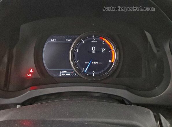 JTHAP1D25R5005601 2024 LEXUS IS Gray ხელსაწყოთა პანელის ხედი