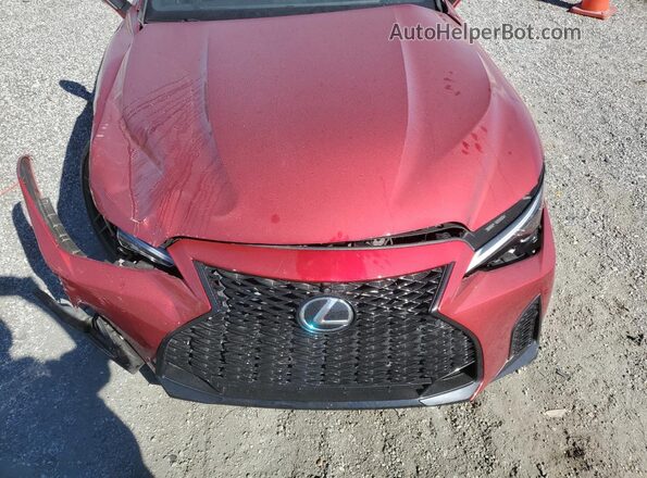 JTHAP1D29P5003248 2023 LEXUS IS Maroon Вид задньої частини салону