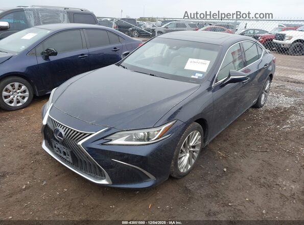 JTHB21B16K2029166 2019 LEXUS ES 300H Blue წინა მარცხენა ხედი სამი მეოთხედიდან