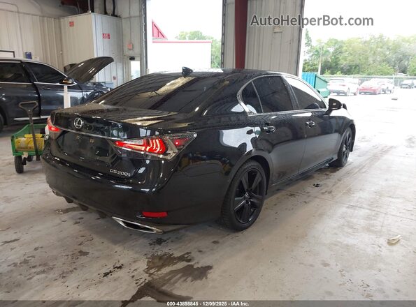 JTHBA1BL0GA001428 2016 LEXUS GS 200T Черный Задняя правая четверть
