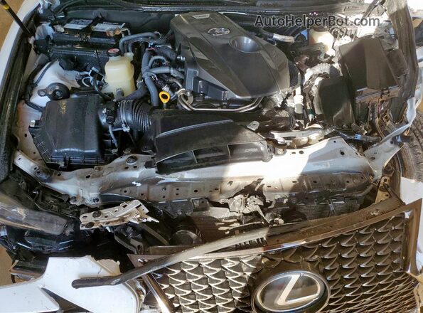JTHBA1D23J5081991 2018 LEXUS IS Белый Вид задней части салона