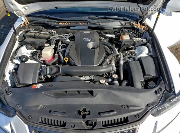 JTHBA1D23K5087209 2019 LEXUS IS White Vista interior trasera