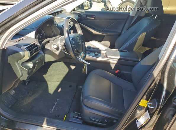 JTHBA1D25K5092847 2019 LEXUS IS Charcoal წინა სალონის ხედი