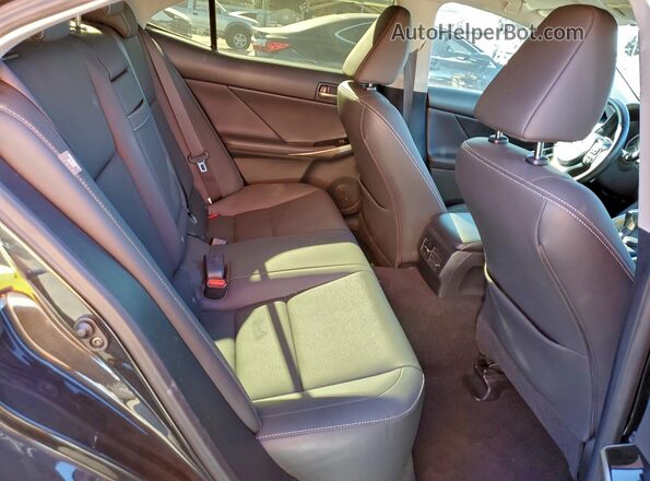 JTHBA1D25K5092847 2019 LEXUS IS Charcoal უკანა სავარძლების ხედი