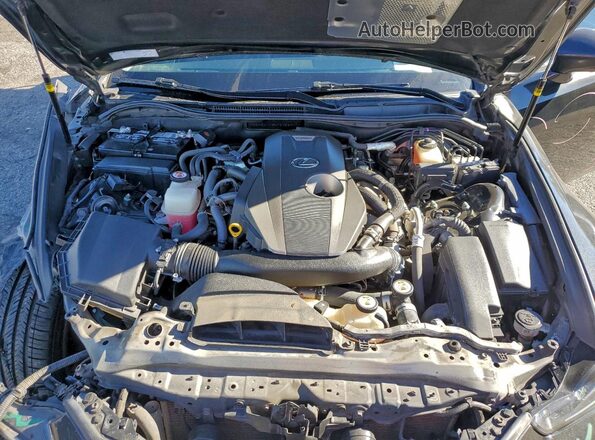 JTHBA1D25K5092847 2019 LEXUS IS Charcoal უკანა სალონის ხედი