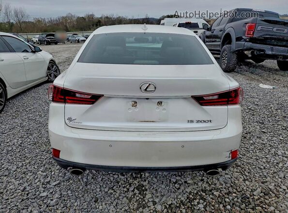JTHBA1D26G5005237 2016 LEXUS IS White უკანა ხედი