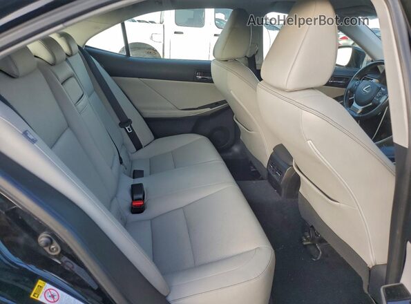 JTHBA1D27G5033094 2016 LEXUS IS Черный Вид задних сидений