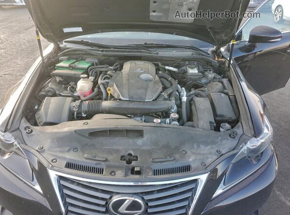 JTHBA1D27G5033094 2016 LEXUS IS Черный Вид задней части салона