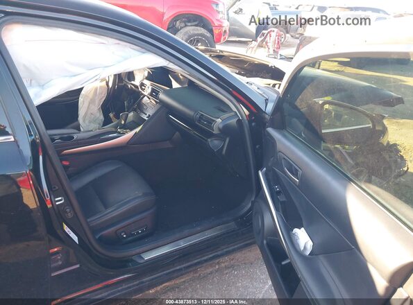 JTHBA1D27H5043352 2017 LEXUS IS 200T Black Вид салону спереду