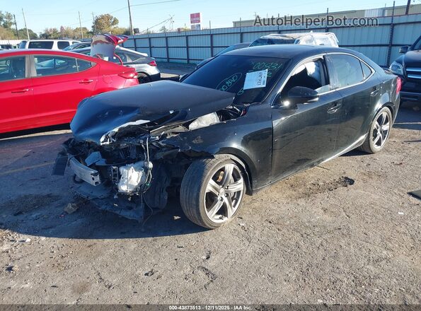 JTHBA1D27H5043352 2017 LEXUS IS 200T Black Передня ліва чверть
