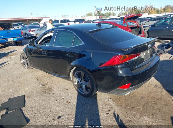 JTHBA1D27H5043352 2017 LEXUS IS 200T Black Задня ліва чверть