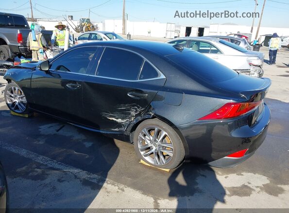 JTHBA1D27K5100799 2019 LEXUS IS 300 Black Widok wnętrza z tyłu