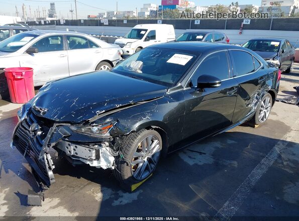 JTHBA1D27K5100799 2019 LEXUS IS 300 Black Widok z przodu