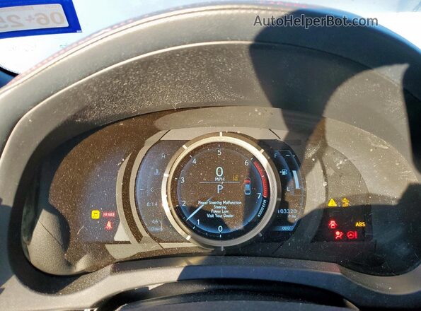 JTHBA1D28H5042632 2017 LEXUS IS Gray Instrument cluster view