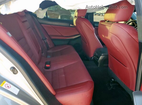 JTHBA1D28H5042632 2017 LEXUS IS Gray Rear seats view