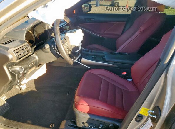 JTHBA1D28H5042632 2017 LEXUS IS Gray Front interior view