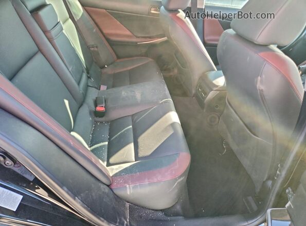 JTHBA1D29H5040419 2017 LEXUS IS Black Հետևի նստատեղերի տեսք