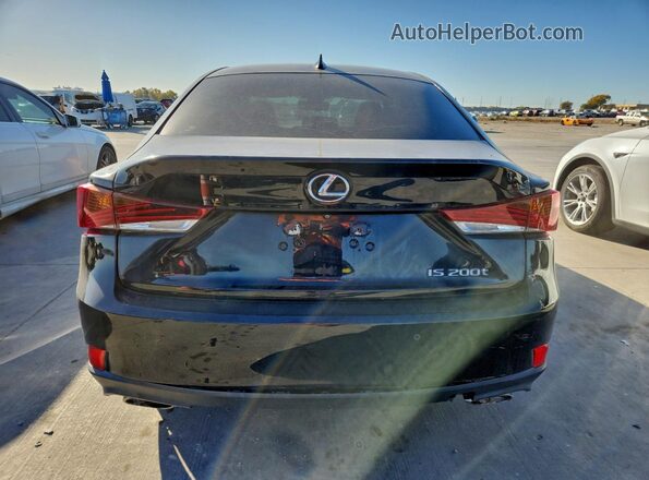 JTHBA1D29H5040419 2017 LEXUS IS Black Հետևի տեսք