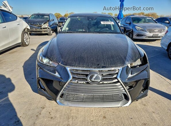 JTHBA1D29H5040419 2017 LEXUS IS Black Դիմացի տեսք
