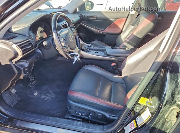 JTHBA1D29H5040419 2017 LEXUS IS Black Սալոնի դիմացի տեսք