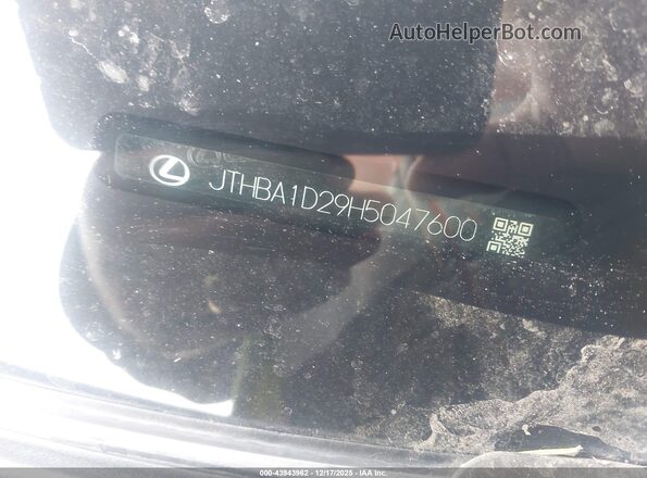 JTHBA1D29H5047600 2017 LEXUS IS 200T Silver 