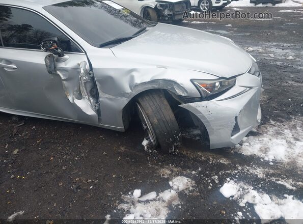 JTHBA1D29H5047600 2017 LEXUS IS 200T Silver წინა ხედი