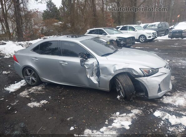JTHBA1D29H5047600 2017 LEXUS IS 200T Silver უკანა სალონის ხედი