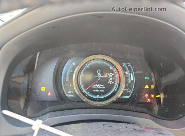 JTHBA1D29K5088395 2019 LEXUS IS Gray Widok zestawu wskaźników