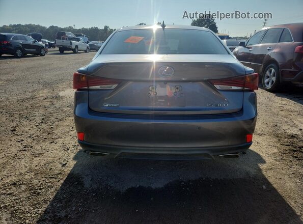 JTHBA1D29K5088395 2019 LEXUS IS Gray Widok z tyłu