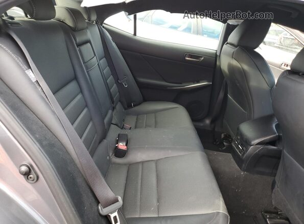 JTHBA1D29K5099994 2019 LEXUS IS Charcoal Вид задніх сидінь