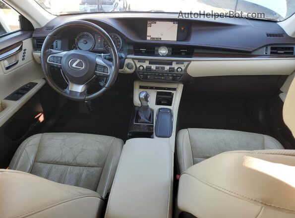 JTHBK1GG2G2232060 2016 LEXUS ES White Առջևի վահանակի տեսք