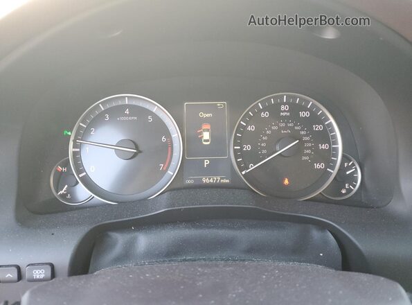 JTHBK1GG2G2232060 2016 LEXUS ES White Սարքավորումների վահանակի տեսք