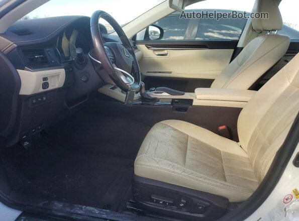 JTHBK1GG2G2232060 2016 LEXUS ES White Սալոնի դիմացի տեսք