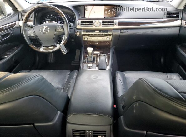 JTHBL5EFXG5140997 2016 LEXUS LS Silver Widok deski rozdzielczej