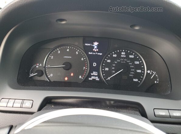 JTHBL5EFXG5140997 2016 LEXUS LS Silver Widok zestawu wskaźników