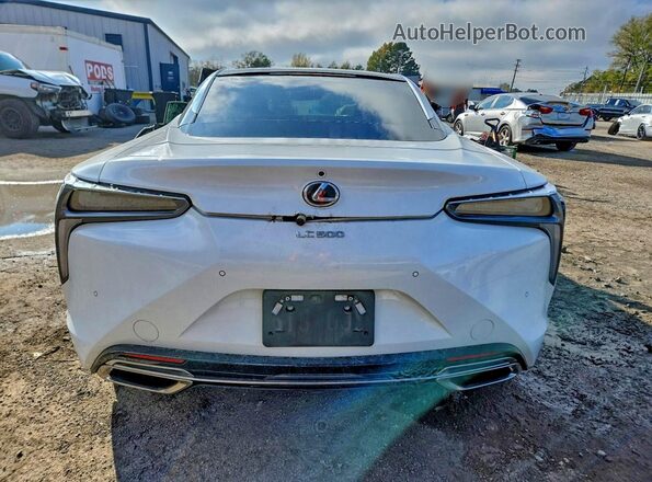 JTHBP5AY7LA007742 2020 LEXUS LC White Հետևի տեսք