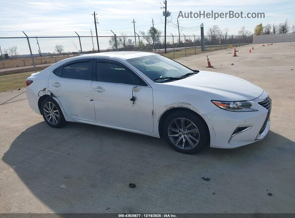 JTHBW1GG2H2154420 2017 LEXUS ES 300H White Rear interior view