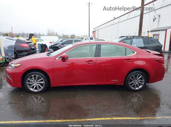 JTHBW1GG3G2120937 2016 LEXUS ES 300H Red Панорамний вид салону 360°