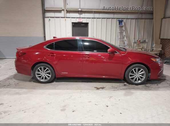 JTHBW1GG6G2113609 2016 LEXUS ES 300H Red სალონის 360-გრადუსიანი ხედი