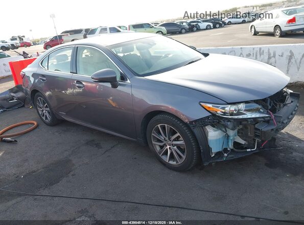 JTHBW1GGXG2123480 2016 LEXUS ES Gray 