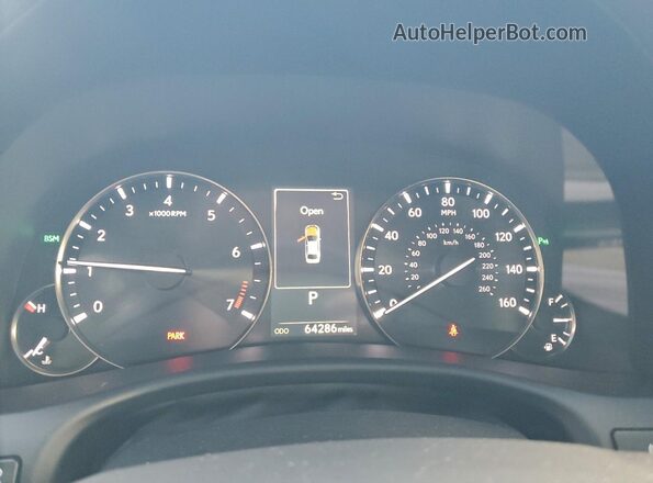JTHBZ1BL1GA003813 2016 LEXUS GS Gray Вид щитка приладів