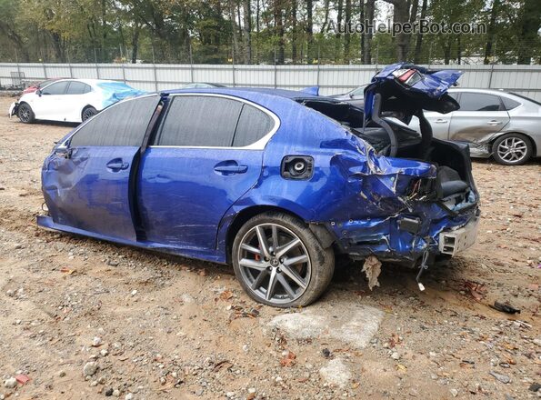 JTHBZ1BL1GA007019 2016 LEXUS GS Blue Задня ліва чверть