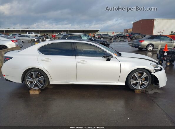 JTHBZ1BL1HA011203 2017 LEXUS GS 350 White Widok zestawu wskaźników