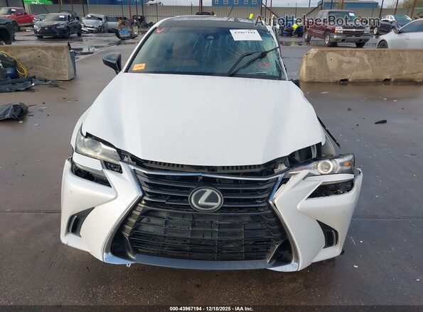JTHBZ1BL1HA011203 2017 LEXUS GS 350 White Widok deski rozdzielczej