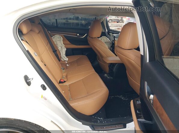 JTHBZ1BL1HA011203 2017 LEXUS GS 350 White Widok naklejki z numerem VIN