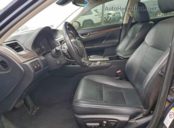 JTHBZ1BL2HA009590 2017 LEXUS GS Blue Вид салону спереду