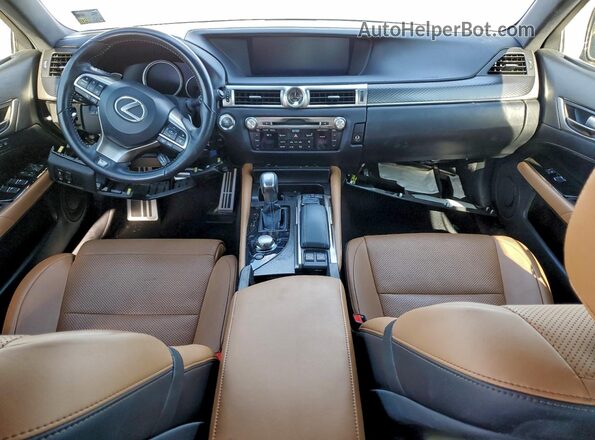 JTHBZ1BL2JA015265 2018 LEXUS GS Silver წინა პანელის ხედი