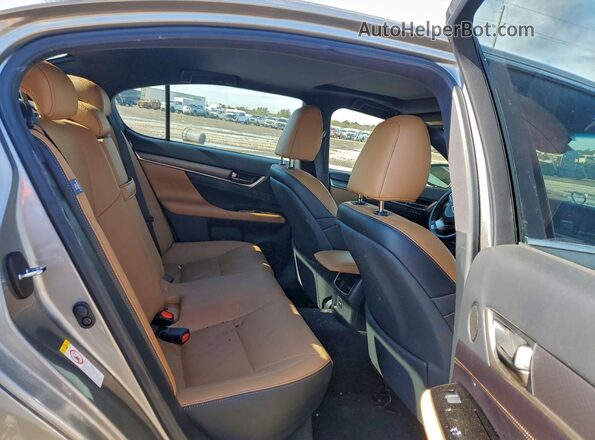 JTHBZ1BL2JA015265 2018 LEXUS GS Silver უკანა სავარძლების ხედი