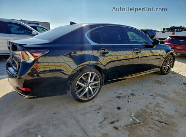 JTHBZ1BL2JA016416 2018 LEXUS GS Black Trasero derecho